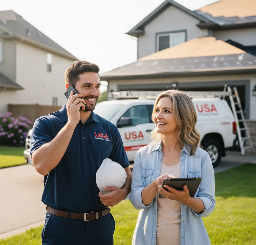 USA Roof Repair Experts customer support in Chicopee